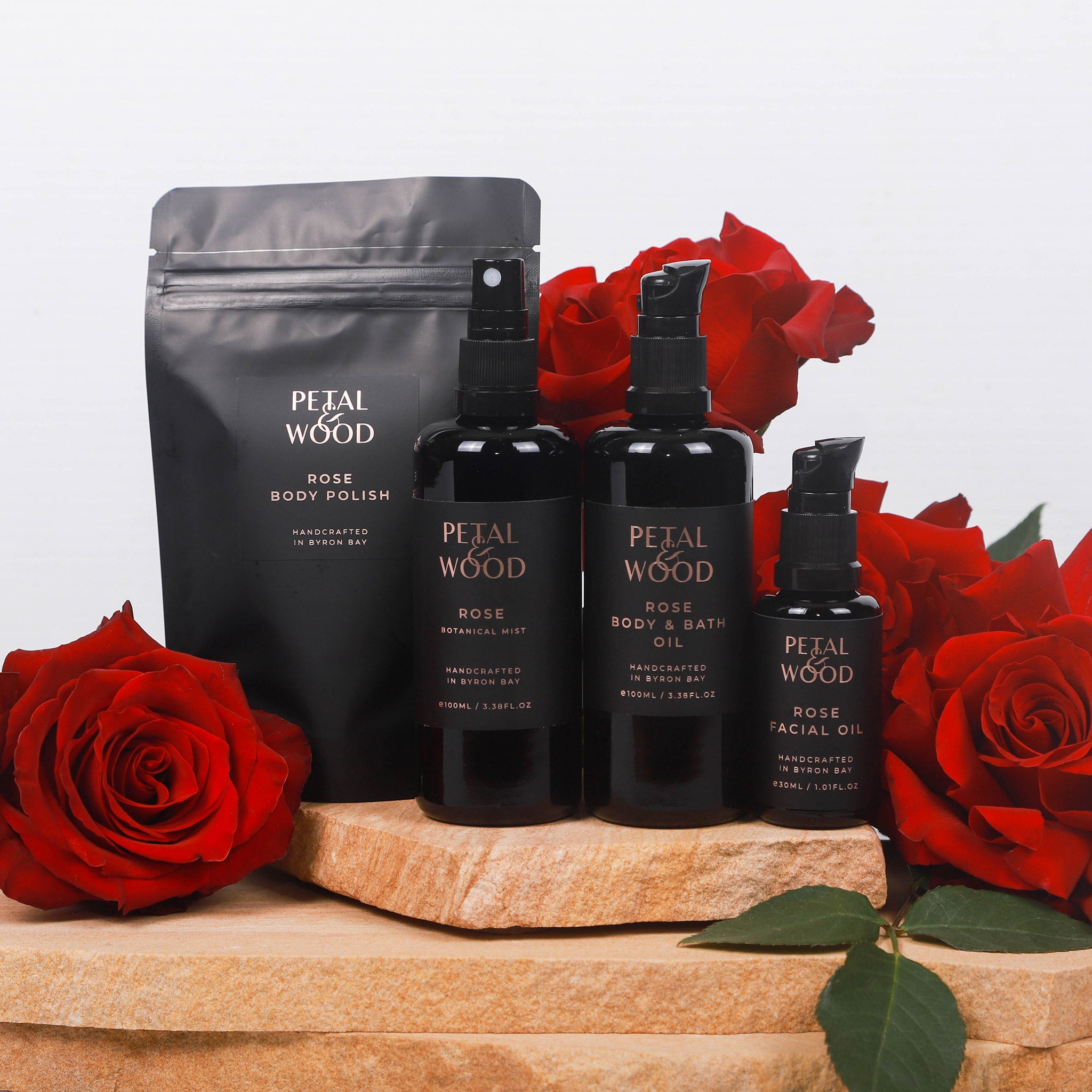 Rose Deluxe Collection Petal and Wood